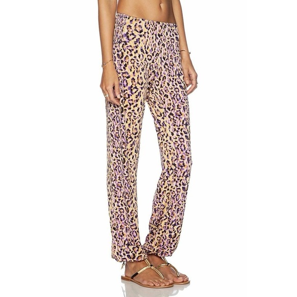 Tigerlily Atzaro Leopard Print Lounge Pants - Picture 1 of 5